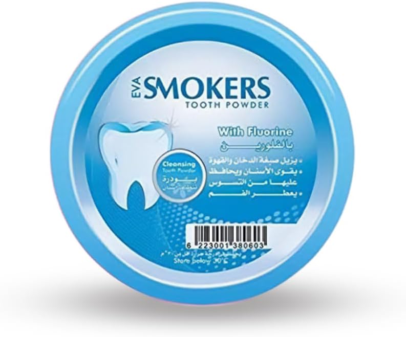 Eva Smokers Cleansing Tooth Powder With Fluorine 40 Gm - Image 1